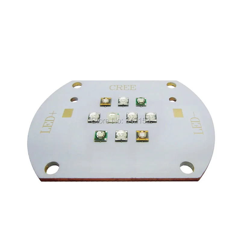 Топ светодиодный свет светодиодный CREE ХТЕ 455nm Королевский синий+ xpe 470nm синий+ 420nm УФ полу светодиодный+ EPI светодиодный S 490nm голубой DIY аквариума свет
