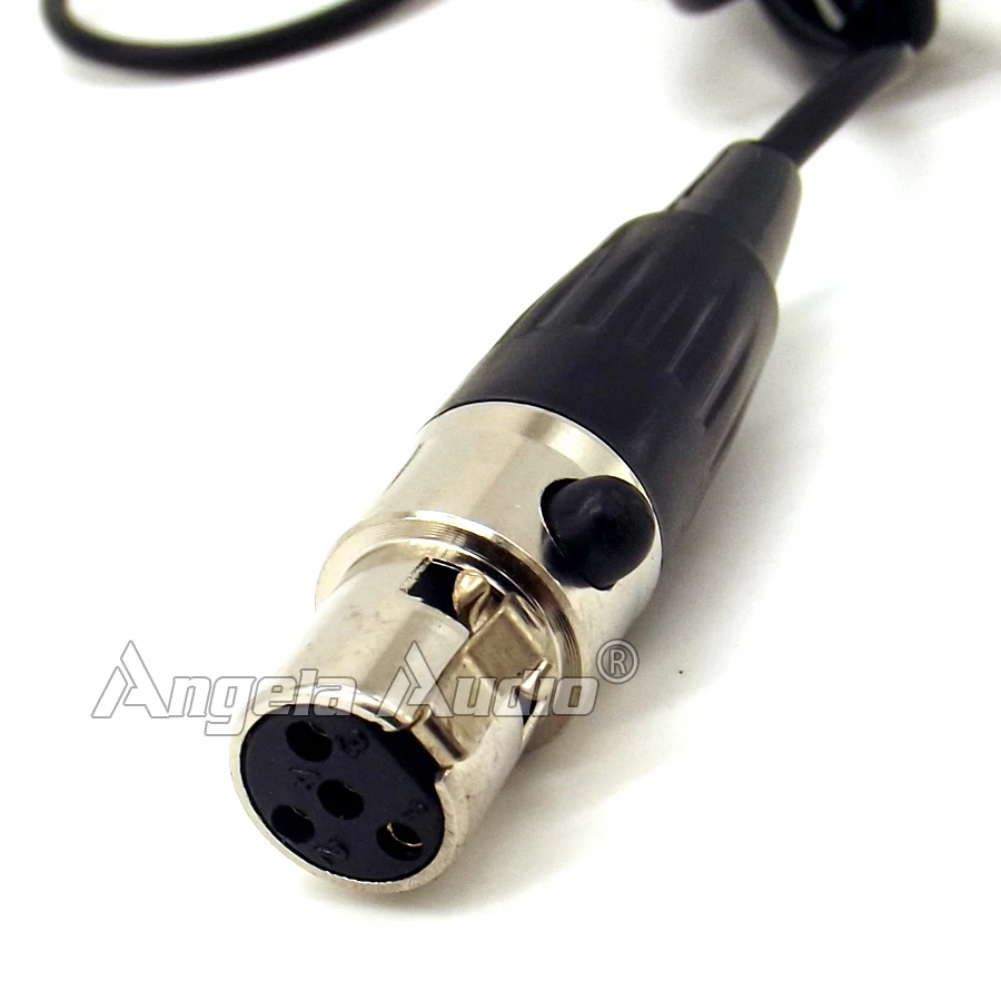 Конденсаторный мини микрофон с разъемом XLR 4 Pin TA4F гарнитура для SHURE UHF
