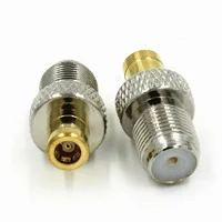 2 шт./лот F гнездовой разъем к SMB RF коаксиальный адаптера|jack connector|lot lotl connector |