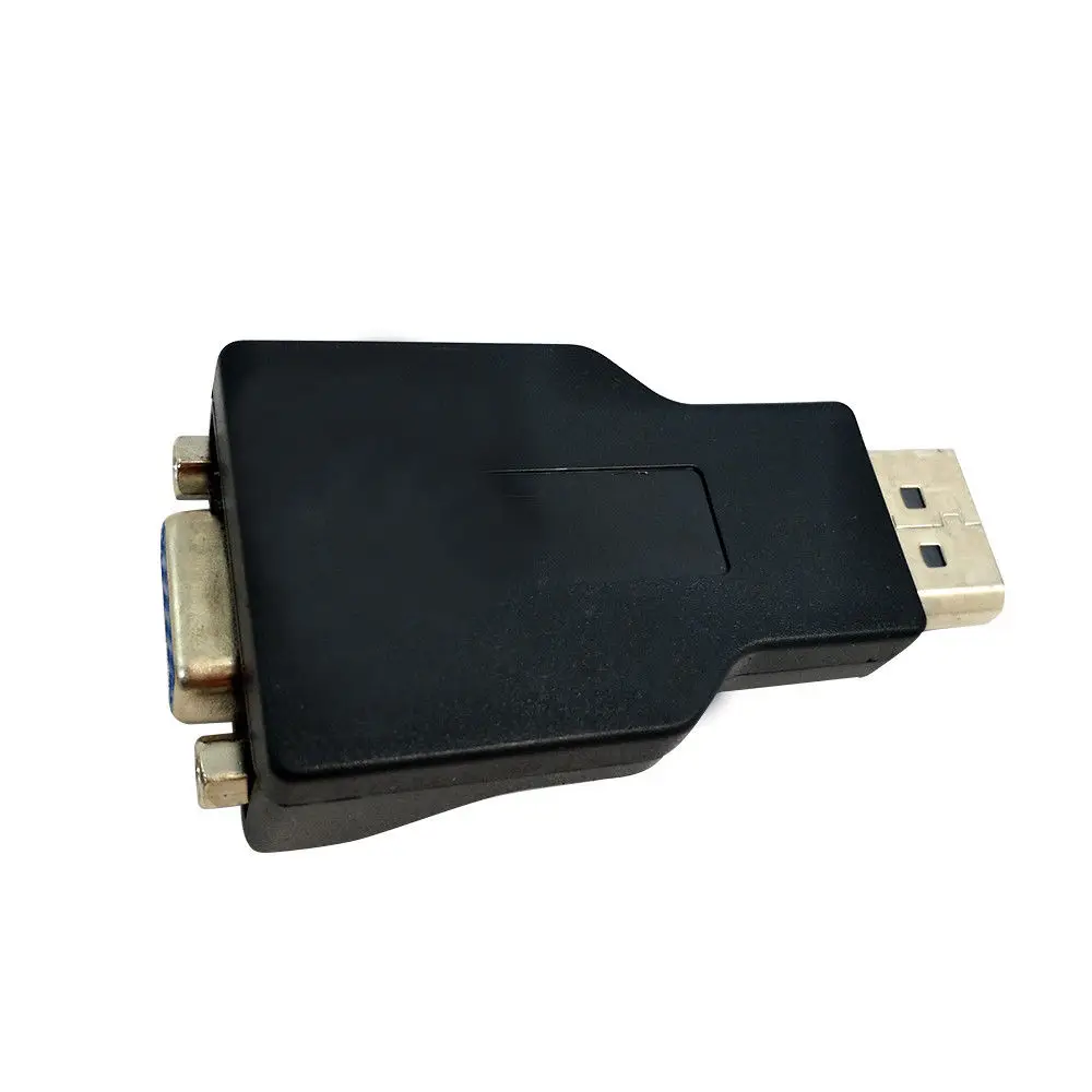 DANSPEED Мужской к женскому DP к VGA M/F Displayport к VGA адаптер конвертер Черный