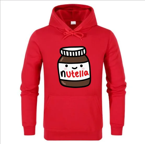 Забавная футболка, толстовки Nutella Jar с реалистичным рисунком, как в вашем холодильнике, толстовки, повседневные, размер XS-4XL, толстовки с длинным рукавом для мужчин