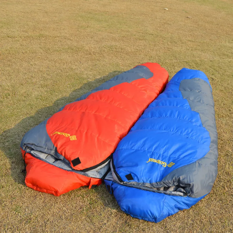 Спальный мешок в стиле Мумия для кемпинга на открытом воздухе 2 кг сохраняет