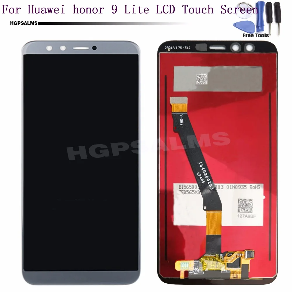 Для huawei honor 9 Lite ЖК дисплей сенсорный экран дигитайзер стекло в сборе с рамкой +