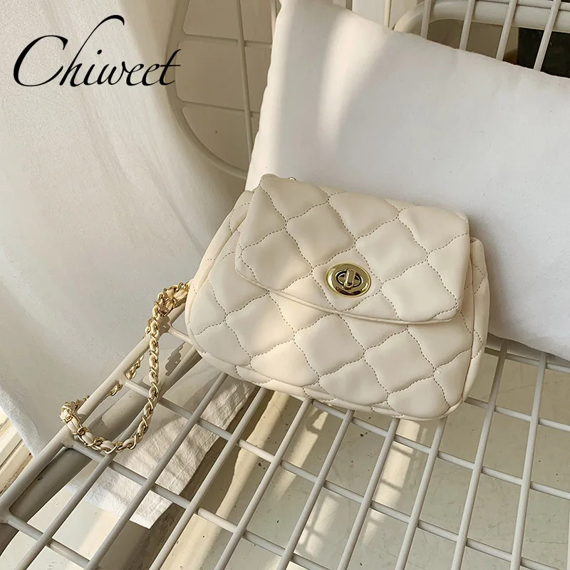 

Designer Cloud Quilted Small Crossbody Bag Luxury Handbags Mini Chain Bag Sheepskin Women Messenger Bags Girls Shoulder Bags