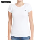 Женская футболка с карманом Catana  John In My Pocket, простая повседневная футболка с коротким рукавом и круглым вырезом, 2019