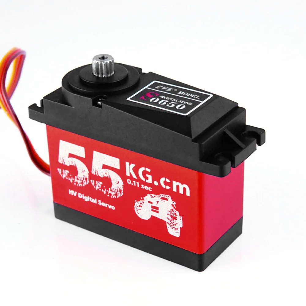 Servo CYS S0650 большой 55 кг HV с высоким крутящим моментом металлическая шестерня