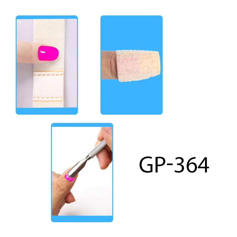LIDAN Nail Polish Remove 100 Pcs Cotton Cleaner Gel Remover Envace Para Lavar Las Brochas Gauze Bandage Roll | Красота и здоровье
