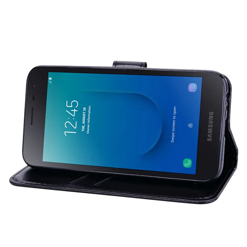 Кожаный чехол для samsung Galaxy J2 J250 SM-J250F, мягкий силиконовый чехол-бумажник, чехол для телефона для samsung Galaxy J2 Pro, откидная крышка