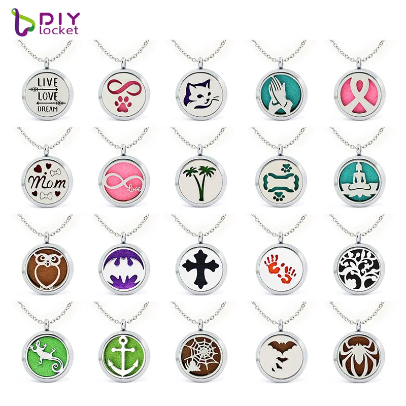 30 мм смешанный стиль Сплав Подвеска для ароматерапии диффузор|Подвески| |