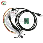 Нулевая задержка USB к ПК PS3 Raspberry Pi аркадный кодер SANWA Джойстик Кнопка контроллер XM-08 1 игрок игровая печатная плата DIY части