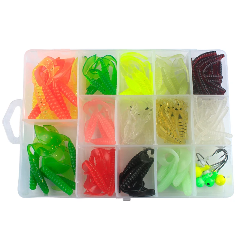 Двухслойная коробка 130 шт. мягкие приманка дорожная жесткая набор пайеток crank hook