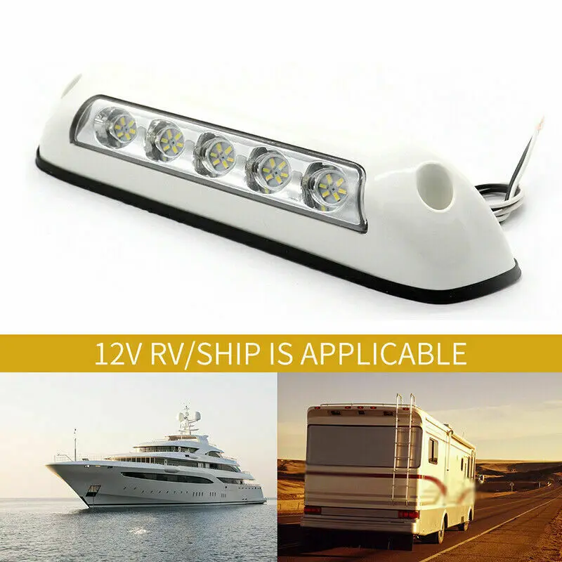 5LED 12V 6W Открытый яхта караван Кемпер светильник водонепроницаемый прожектор для