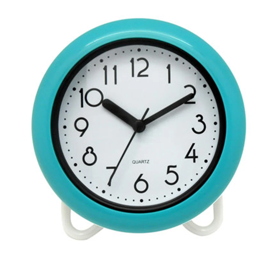Детские милые бесшумные настенные часы для ванной комнаты маленькие Oclock