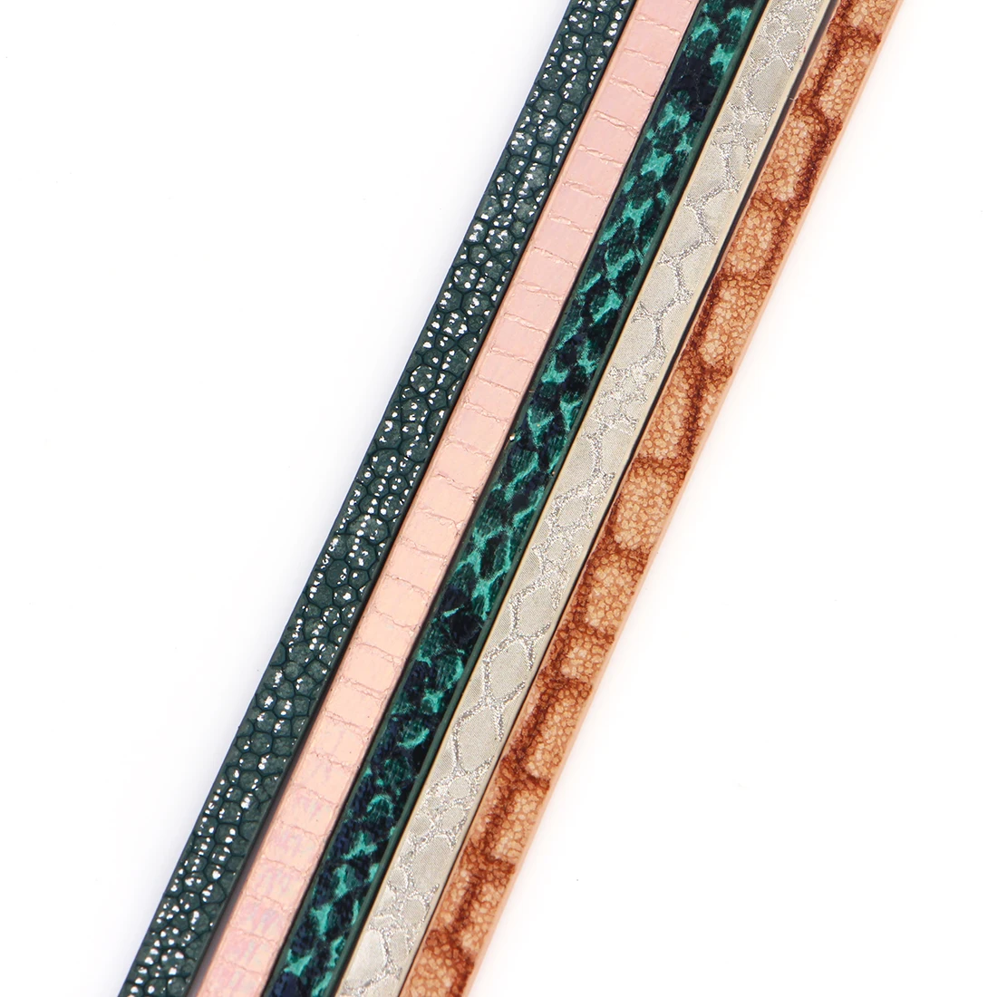 XCHARMS 5 мм/плоский кожаный шнур веревка/смешанные цвета 2/Запчасти для