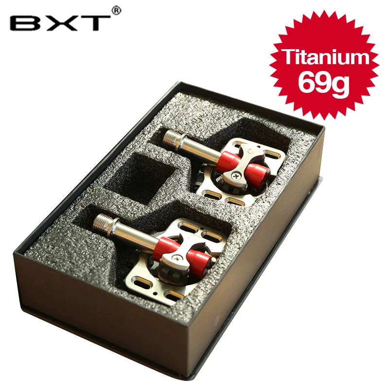 BXT сверхлегкий титановый сплав самоблокирующаяся педаль SPD для Дорожный