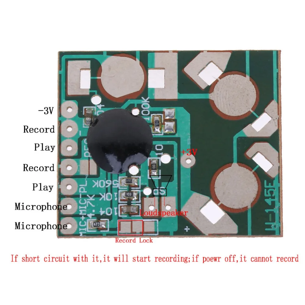 Микро Цифровая запись и воспроизведение голосовой IC чип звуковой модуль DIY наборы рекордер Запись Ручка разговор, музыка поздравление