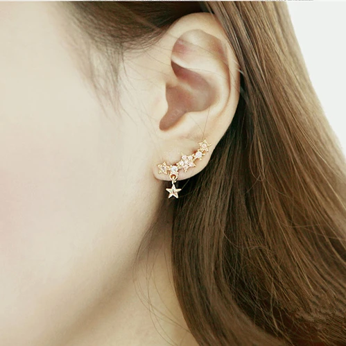 Горячая Распродажа гипоаллергенные иглы заявление простой пентаграмма звезда