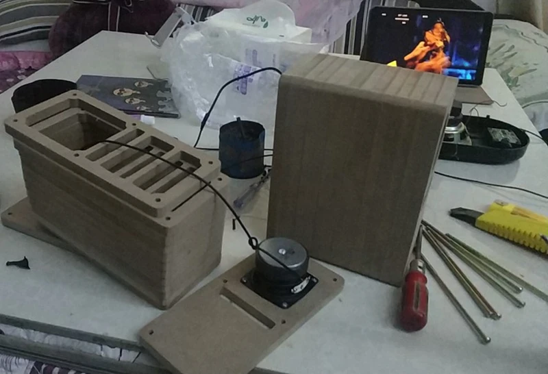 IWISTAO HIFI 2 дюймов лабиринт полный спектр динамик пустой шкаф 1 пара МДФ деревянная доска без клея дизайн