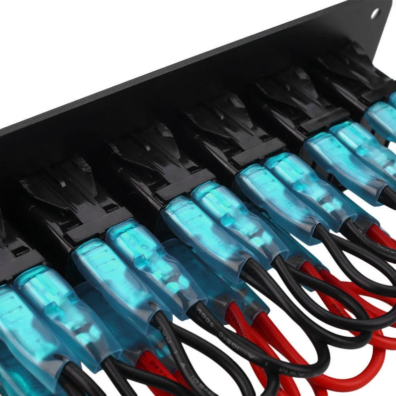 Водонепроницаемый 6 банда 2LED светильник кулисный переключатель Панель автомат