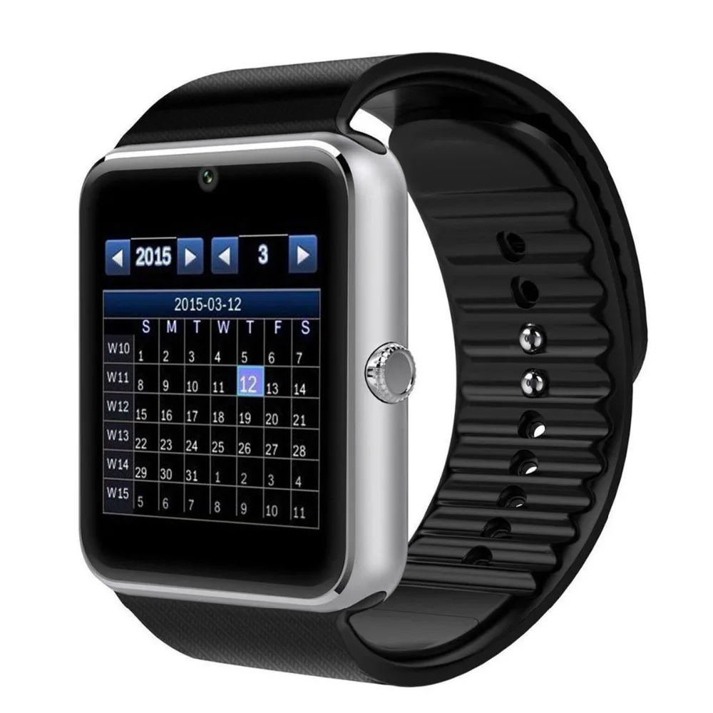 Смарт-часы GT08, синхронизация, уведомления, поддержка sim-карты, Bluetooth, подключение IOS, Android, телефон, mp3 музыкальный плеер