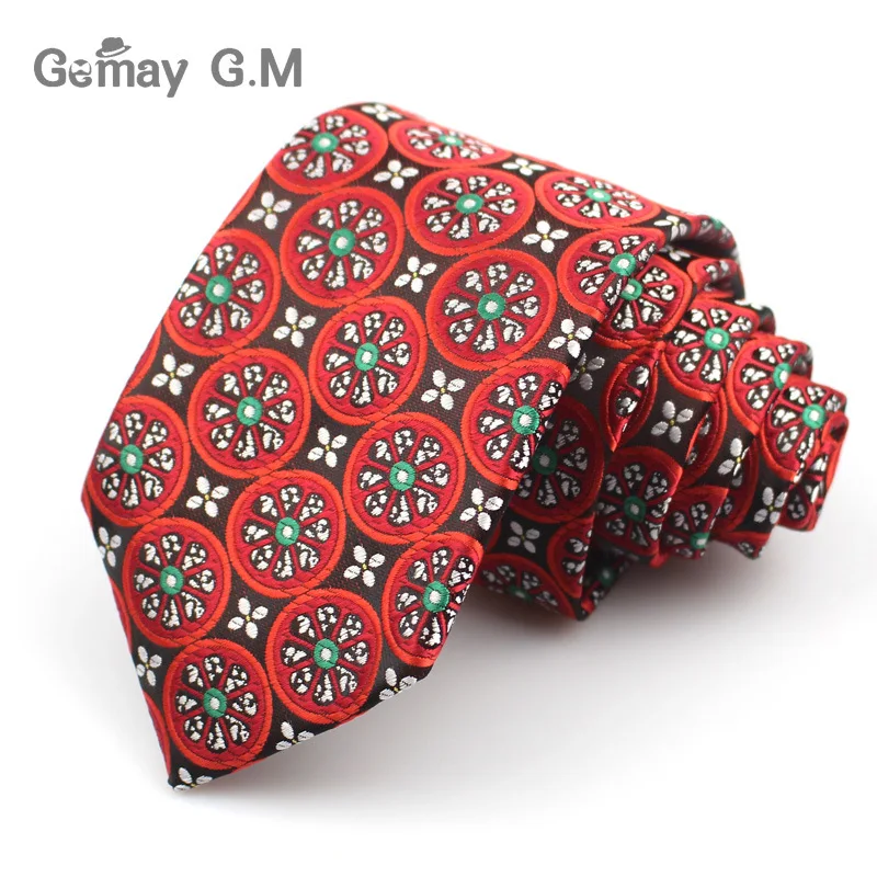 New Ties for men Brand Neckties Mens Blue Red 7cm Wide Neck Wedding Suits Polyester Silk Gravata Business Corbatas Tie|neck tie|ties menties brand |