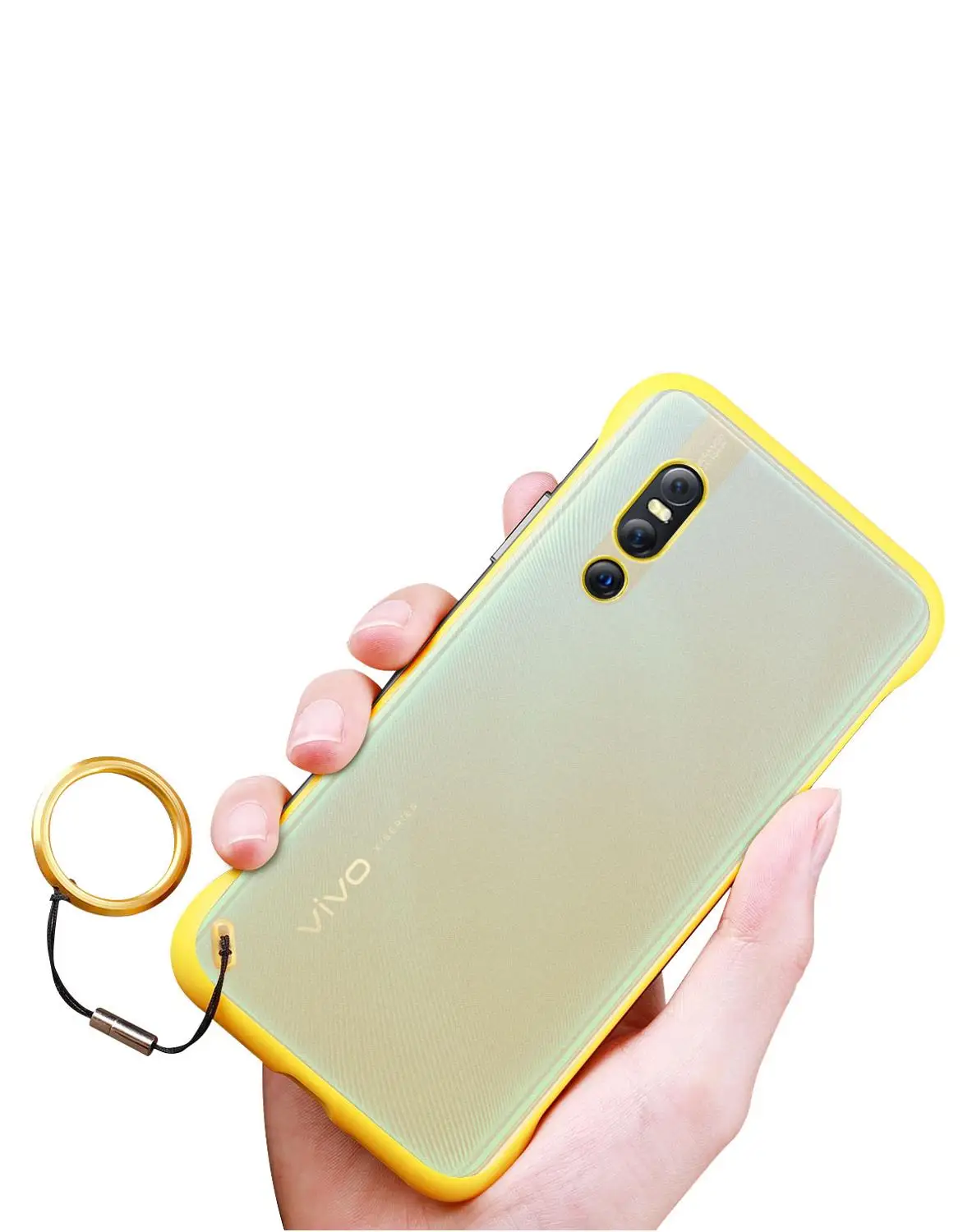 Чехол для телефона VIVO X27 чехол vivo x27 роскошный безрамный Дизайн Кольца Скраб