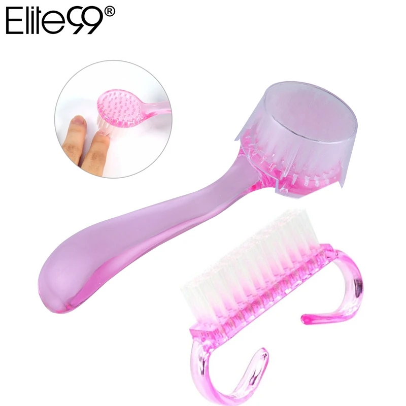 Elite99 2 Pieces/lot Nail Care Handle Brushes Clean Dust Art Accessories Tools Sets &amp Kits | Красота и здоровье