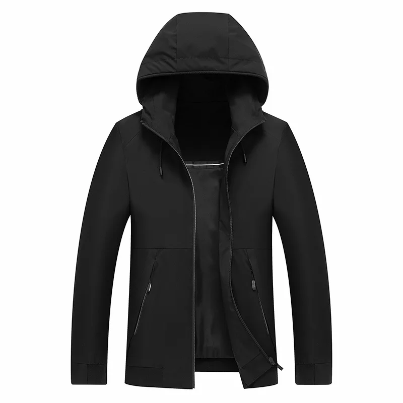 Новинка Весна 2019 Качественная мужская куртка с капюшоном | Мужская одежда