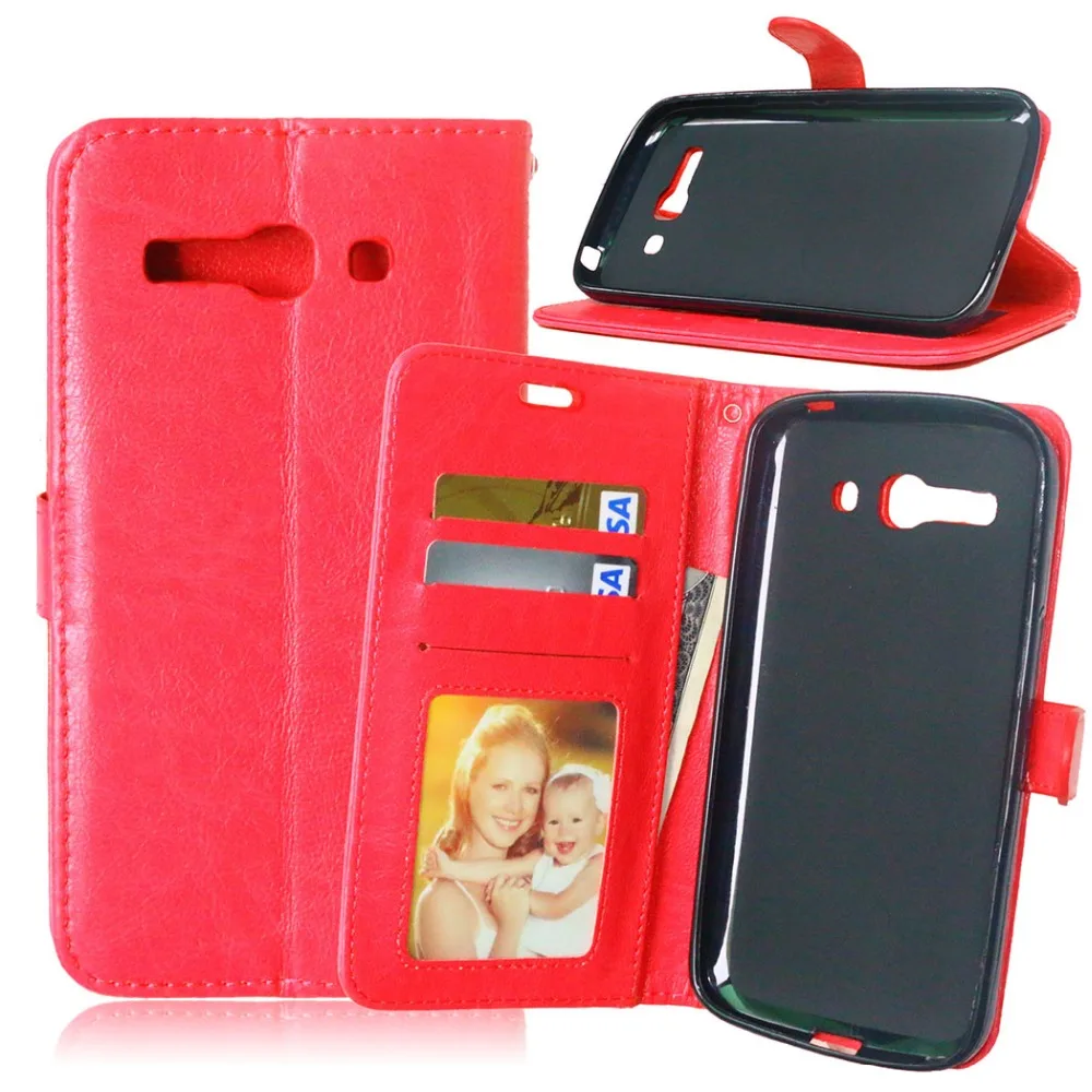 Телефон Случаях Урожай Роскошь Бизнес Флип Чехол Держатель Кожаный Бумажник