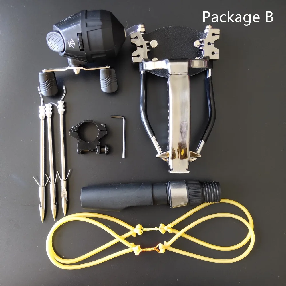 Мощный многофункциональный Стрельба Из Лука Bowfishing стрельба рыбы Рогатка катапульта для охоты лук Рыбалка слинг стрельба рыболовные дротики