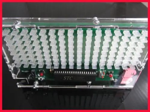 RGB 8X16 аудио светодиодный измеритель уровня дисплей анализатор спектра ритм DIY diys