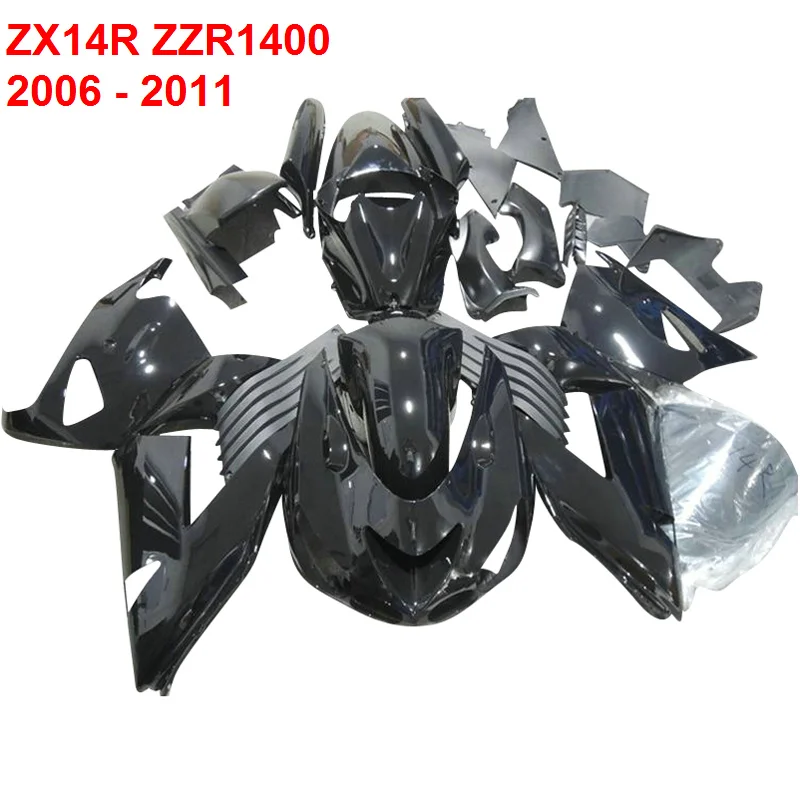 Черный обтекатель для Kawasaki ZX-14R Ninja 2006 2007 2008 2009 синий комплект обтекателей (ZX14R) xl36 |