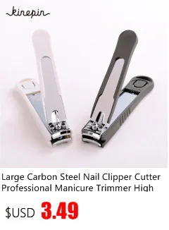 Большой Размеры углерода Сталь Nail Clipper изогнутые ногти ногтей Ножницы toenail Резак Маникюр Триммер Дизайн ногтей инструмент