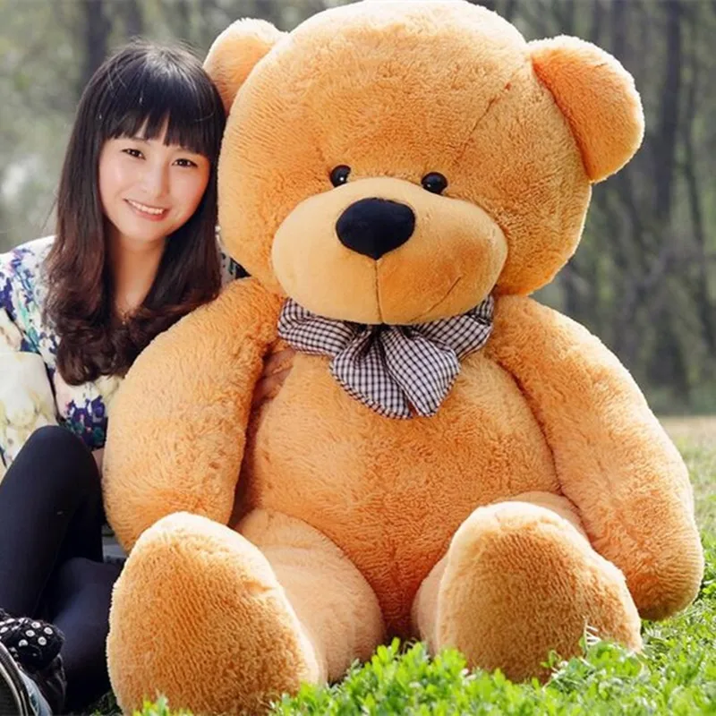 

Cute Large Size 80cm four colours Soft Stuffed Teddy Bear Plush Toy Big Embrace Bear Doll Lovers Christmas&Birthday gift