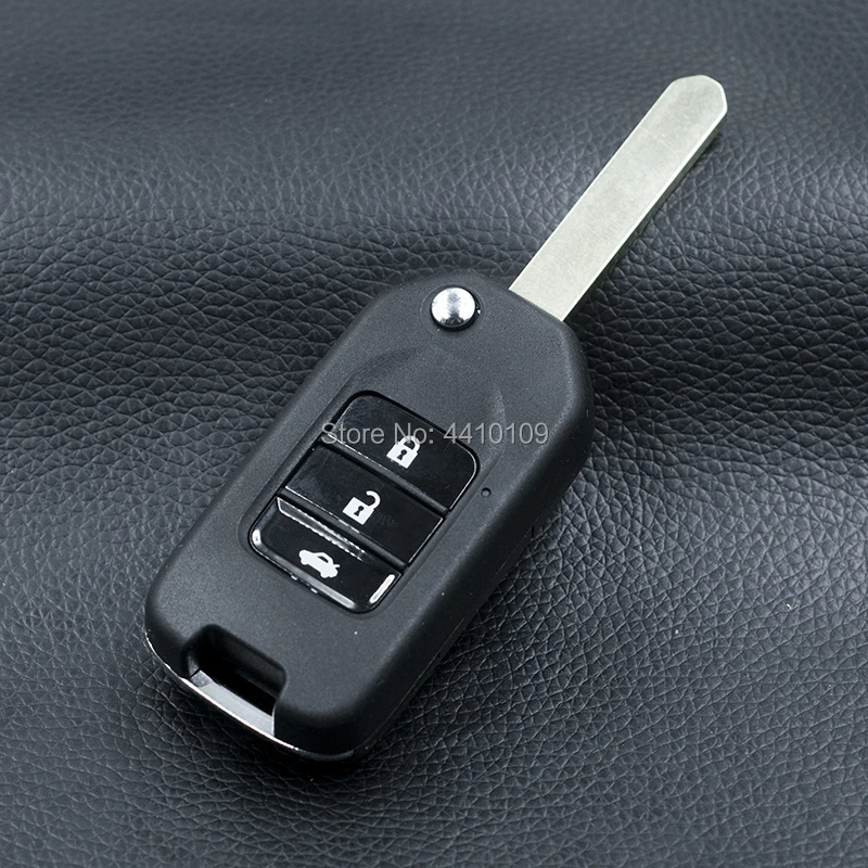 Складная откидная оболочка ключа дистанционного управления для Honda Civic City Fit XRV Vezel