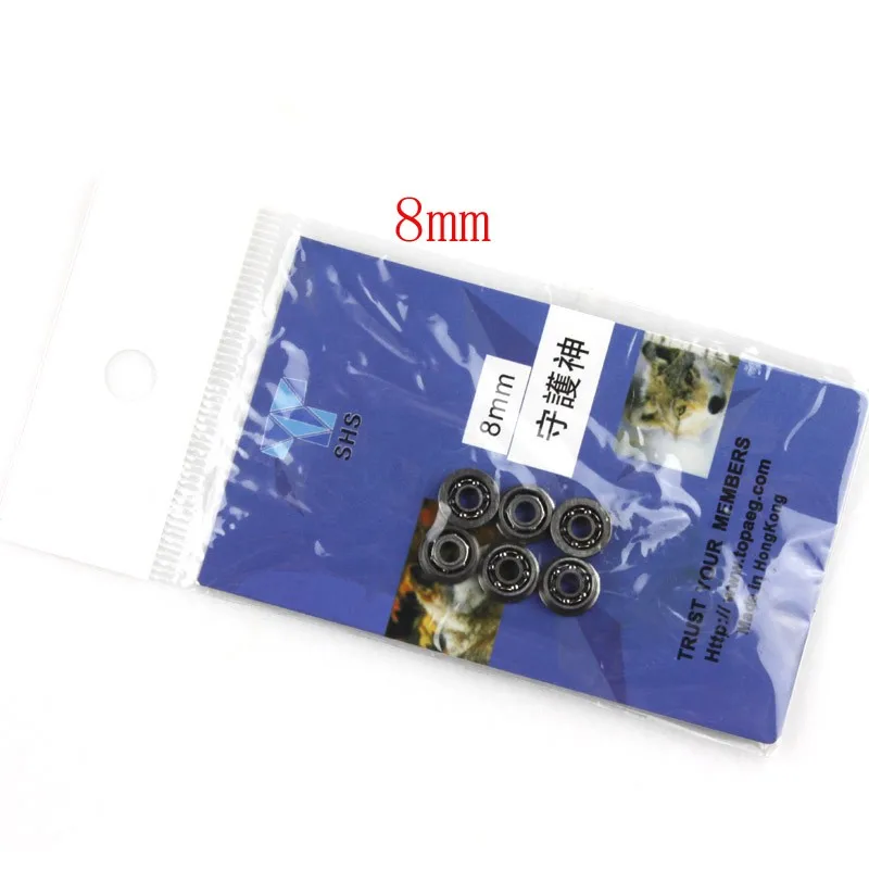 8mm Ball Bearing SHS 6/7/8/9 мм Нержавеющая сталь Высокоточный шариковый подшипник для страйкбола коробка передач AEG - Цвет: 8mm Ball Bearing