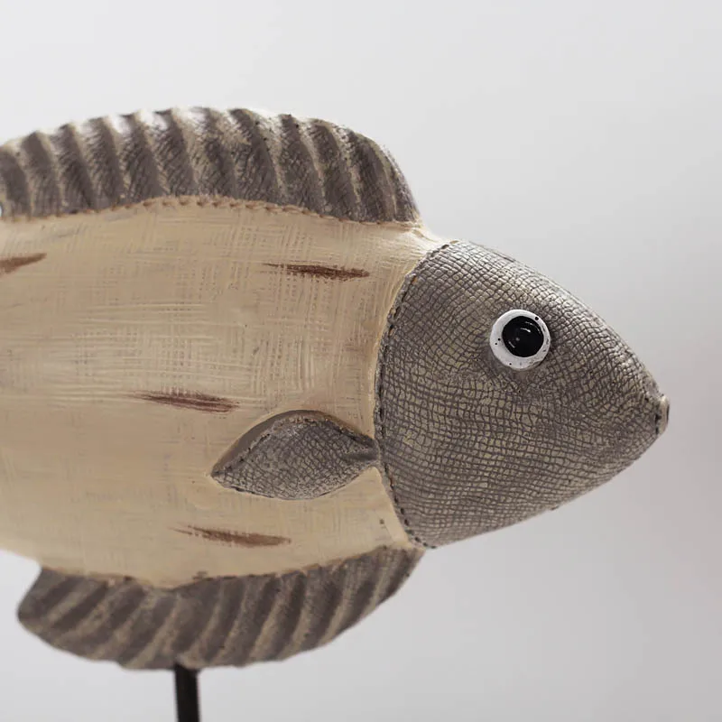 Европейский полимерный орнамент для влюбленных мебель с рыбами статуэтка