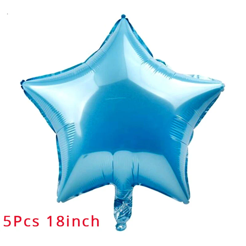 5pcs star WEIGAO First Birthday Photo Clips Banner Garlands One Year Old Blue 1 Number Balloons Baby Shower Boy Birthday Decor Supplies - Цвет: 5pcs star