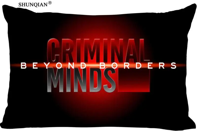 

Custom Criminal Minds Pillowcase Home Living room cushion pillowcase Rectangular Silk Pillowcase Two Sides Printing
