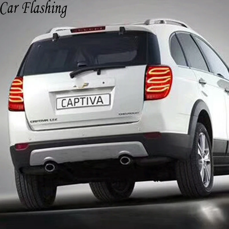 Задние фонари для Chevrolet Captiva 2008 2019 светодиодный ние задний фонарь крышка