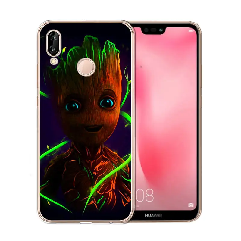 Чехол для телефона Groot Huawei Honor 6X 6A 7 7X 7C 7A pro 8 8X 9 10 Lite мягкий силиконовый чехол etui с