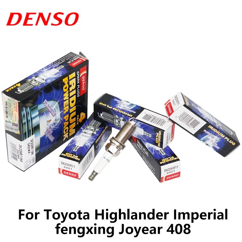 4 шт./компл. DENSO автомобильная свеча зажигания для BMW 128i Lexus Toyota Highlander Imperial Honda Civic Benz