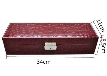 

Luxury for Brand Watch Box Jewelry/Watch Grids 7 New Leopard Leather Box Storage&Display Watches Cases Gift Packaging Wholesale