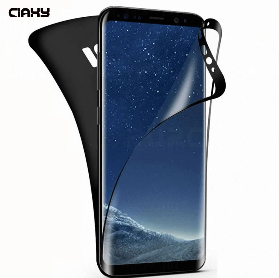 Передняя + задняя 3D Защитная пленка с полным покрытием для Samsung Galaxy Note 9 S9 S8 Plus 8