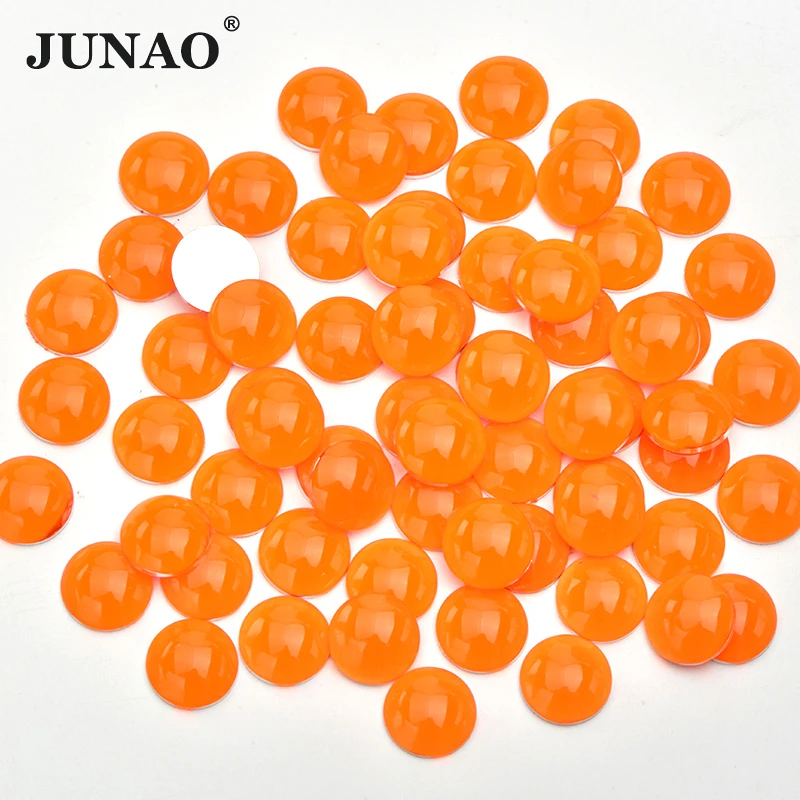 JUNAO, 4 мм, 12 мм, неоновые, зеленые, цветные, с плоской задней стороной, стразы, аппликация, Круглый, для ногтей, кристалл, камень, не исправление, Стразы для украшения