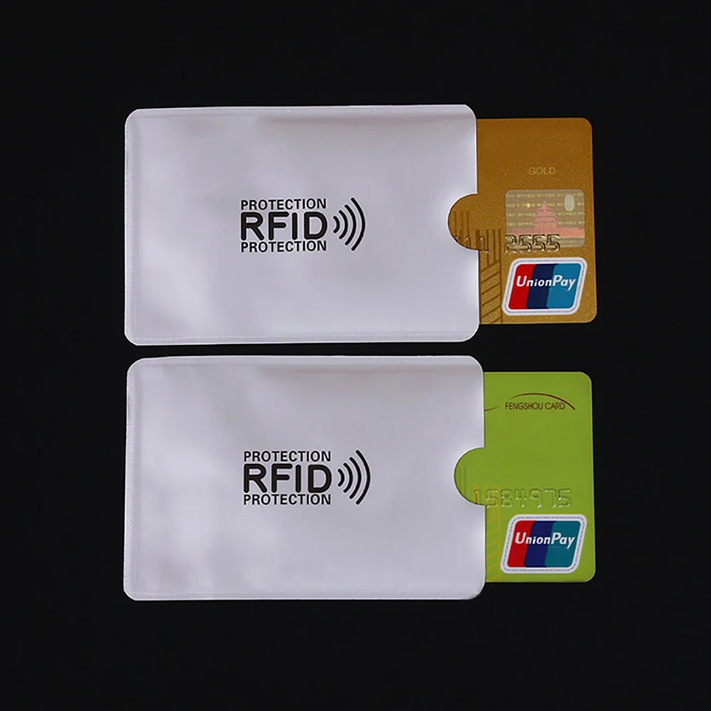 SANWOOD 10 шт. Портативный Анти сканирование кредитной карты RFID защитная сумка анти