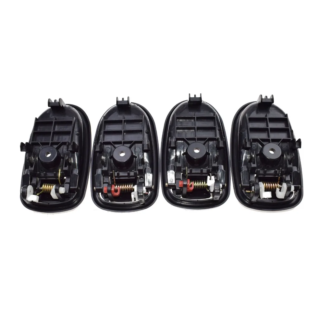 4 шт. внутренние дверные ручки ISANCE передняя задняя левая правая для Hyundai Elantra 1996 1997