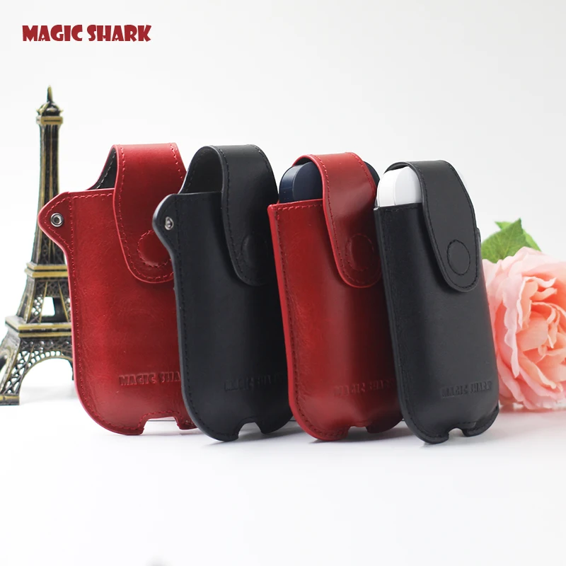 Новый деловой чехол Magic Shark из натуральной кожи для IQOS защитный электронной