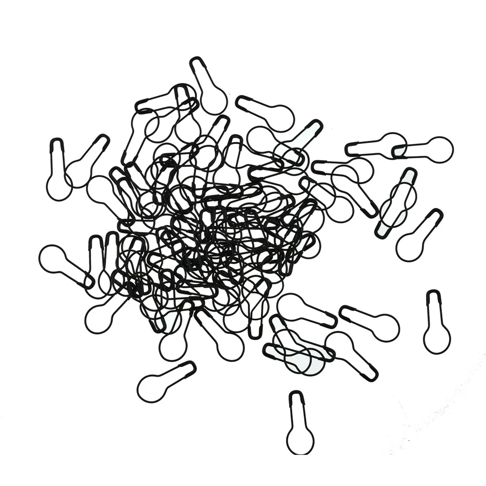 100 шт. защитные металлические штифты в форме тыквы для колокольчиков с коробкой