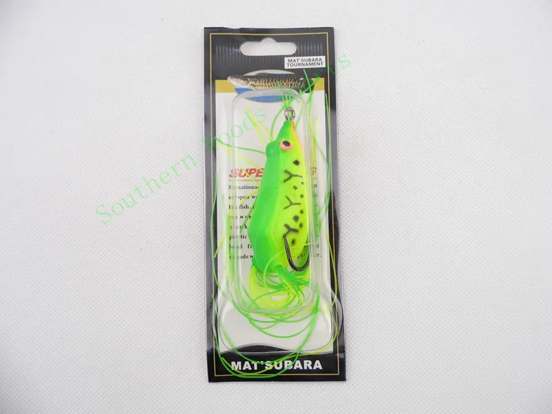 Topwater пластиковая рыболовная Мягкая приманка притягивает змееголов рыба 7х2см 10 г